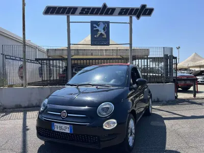 Usata Fiat 500C Lounge 69 CV (50 kW) 2019 Cappotta bordeaux Cabrio