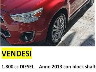 Usata Mitsubishi ASX 116 CV (85 kW) 2013 Rosso SUV