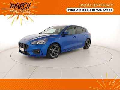 Usata Ford Focus ST-Line 120 CV (88 kW) 2021 Blu Berlina