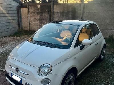 Usata Fiat 500 Lounge 69 CV (50 kW) 2013 Bianco Utilitaria