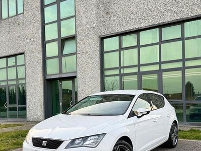 Usata Seat Leon Style 105 CV (77 kW) 2014 Bianco Berlina