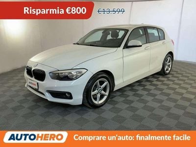 Usata BMW 116 110 CV (80 kW) 2015 Bianco Utilitaria