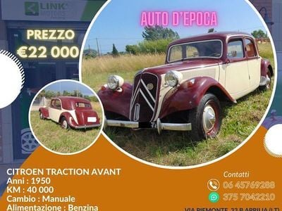 Usata Citroën Traction Avant 65 CV (47 kW) 1950 Rosso Station wagon
