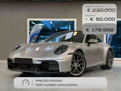 Nuova Porsche 911 Carrera S 480 CV (353 kW) 2025 Argento gt Coupé