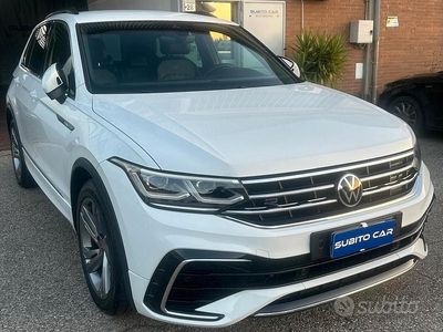Usata VW Tiguan R-line 150 CV (110 kW) 2022 Bianco SUV