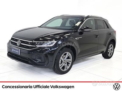 Usata VW T-Roc R-line 110 CV (80 kW) 2023 Nero SUV
