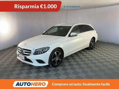 Usata Mercedes C200 Avantgarde 160 CV (117 kW) 2021 Bianco Station wagon