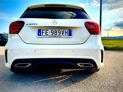 Usata Mercedes A200 Premium 136 CV (100 kW) 2016 Bianco Berlina