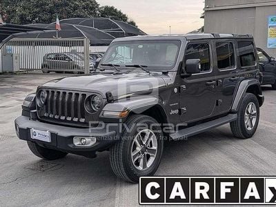 Usata Jeep Wrangler Unlimited Sahara 200 CV (147 kW) 2018 Grigio SUV