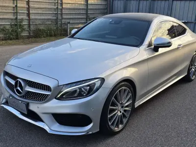Second-hand Mercedes C220 Premium Plus 170 CP (125 kW) 2016 Gri Coupe