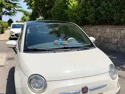 Usata Fiat 500 69 CV (50 kW) 2010 Bianco Utilitaria