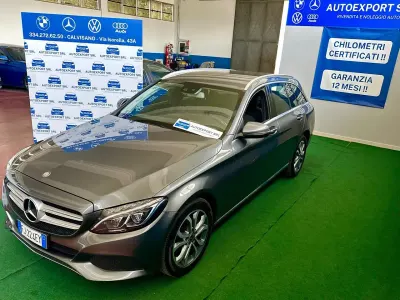 Usata Mercedes C220 Business 170 CV (125 kW) 2017 Argento Station wagon
