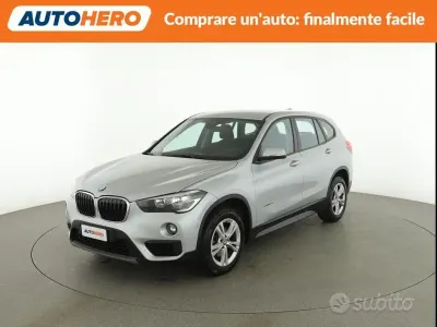 Usata BMW X1 Advantage 150 CV (110 kW) 2017 Grigio SUV