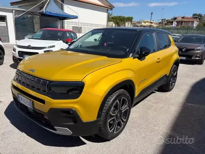 Usata Jeep Avenger Summit 110 CV (80 kW) 2023 Giallo SUV