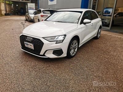 Usata Audi A3 Advanced 116 CV (85 kW) 2022 Bianco Berlina
