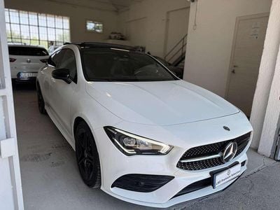 Begagnad Mercedes CLA200 Shooting Brake Premium Plus 150 HK (110 kW) 2021 Vit Kombi
