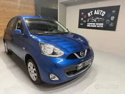 Usata Nissan Micra Acenta 80 CV (58 kW) 2016 Blu Utilitaria