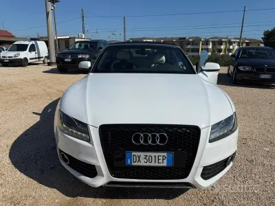 Usata Audi A5 Cabriolet 239 CV (175 kW) 2011 Bianco Cabrio