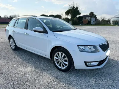 Usata Skoda Octavia Executive 105 CV (77 kW) 2014 Bianco Station wagon