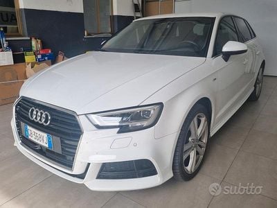 Usata Audi A3 Advanced 116 CV (85 kW) 2020 Bianco Berlina