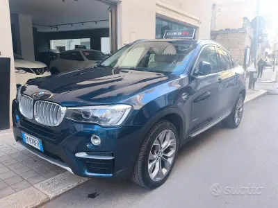 Usata BMW X4 xLine 190 CV (139 kW) 2017 Blu SUV