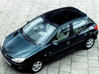 Usata Peugeot 206 Roland Garros 75 CV (55 kW) 2002 Grigio Berlina