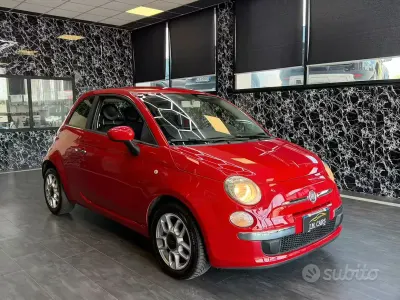 Brugt Fiat 500 Lounge 95 HK (69 kW) 2010 Rød Sedan