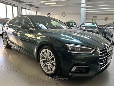 Usata Audi A5 Sportback Business 190 CV (139 kW) 2017 Verde Utilitaria