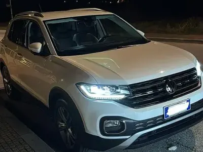 Usata VW T-Cross Advance 110 CV (80 kW) 2021 Bianco SUV