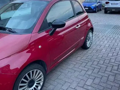 Usata Fiat 500 Sport 69 CV (50 kW) 2009 Rosso Cabrio