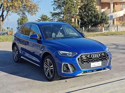 Usata Audi Q5 S-line plus 204 CV (150 kW) 2021 Blu/azzurro SUV