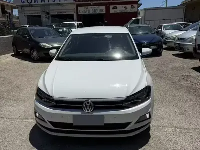 Usata VW Polo 95 CV (69 kW) 2018 Bianco Utilitaria
