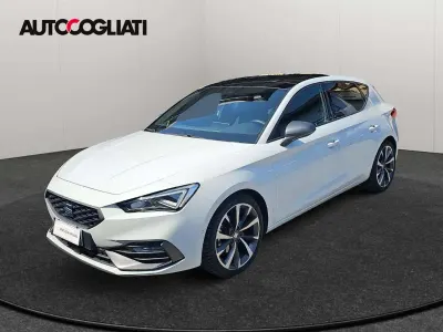 Usata Seat Leon FR 150 CV (110 kW) 2021 Bianco Berlina