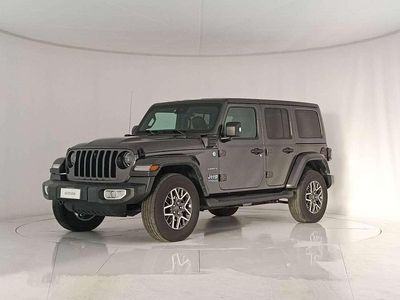 Occasion Jeep Wrangler Unlimited Sahara 272 ch (200 kW) 2022 Granite cristal met SUV