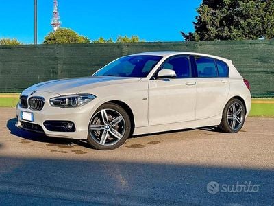 Usata BMW 116 Sport Line 2016 Bianco Utilitaria