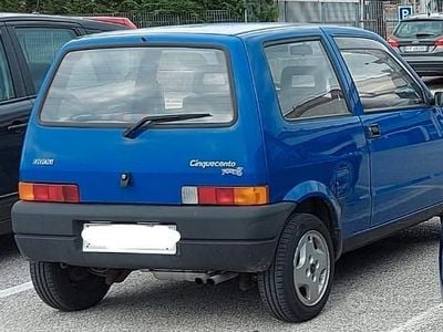 Begagnad Fiat 500 Young 1998 Blå Sedan