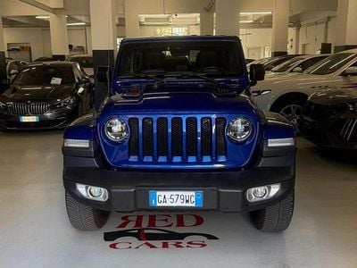 Usata Jeep Wrangler Sahara 200 CV (147 kW) 2020 Blu/azzurro SUV