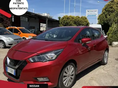 Usata Nissan Micra Acenta 71 CV (52 kW) 2020 Rosso Utilitaria
