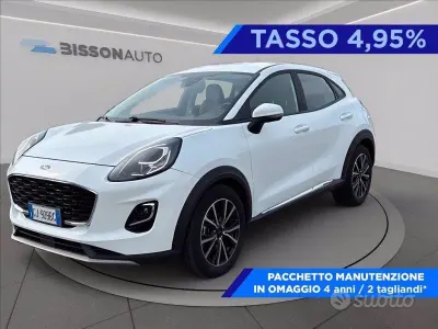 Usata Ford Puma Titanium S 125 CV (91 kW) 2022 Bianco frozen SUV
