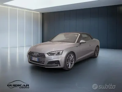 Usata Audi A5 Cabriolet Business 190 CV (139 kW) 2019 Argento Cabrio