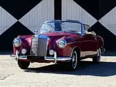 Usata Mercedes 220 100 CV (73 kW) 1956 Rosso Cabrio