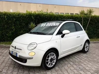 Usata Fiat 500 Sport 69 CV (50 kW) 2009 Bianco Cabrio