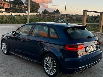Usata Audi A3 S-Line 116 CV (85 kW) 2016 Blu Berlina