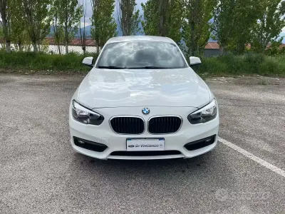 Usata BMW 116 Sport Line 95 CV (69 kW) 2016 Bianco Utilitaria