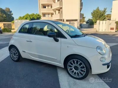 Käytetty Fiat 500 Collezione 69 HP (50 kW) 2015 Valkoinen Sedan
