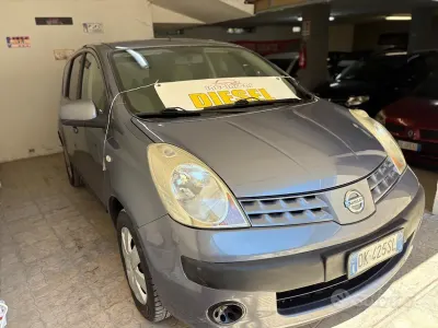 Usata Nissan Note 86 CV (63 kW) 2008 Blu Utilitaria