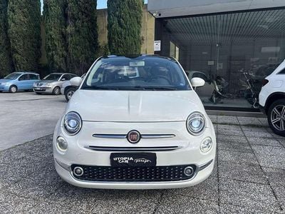 Begagnad Fiat 500 Lounge 69 HK (50 kW) 2017 Vit Halvkombi