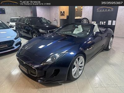 Usata Jaguar F-Type S 381 CV (280 kW) 2016 Blu Cabrio