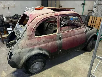 Usata Fiat 500 68 CV (50 kW) 1961 Rosso Utilitaria