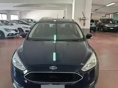 Käytetty Ford Focus 120 HP (88 kW) 2018 Sininen Farmari